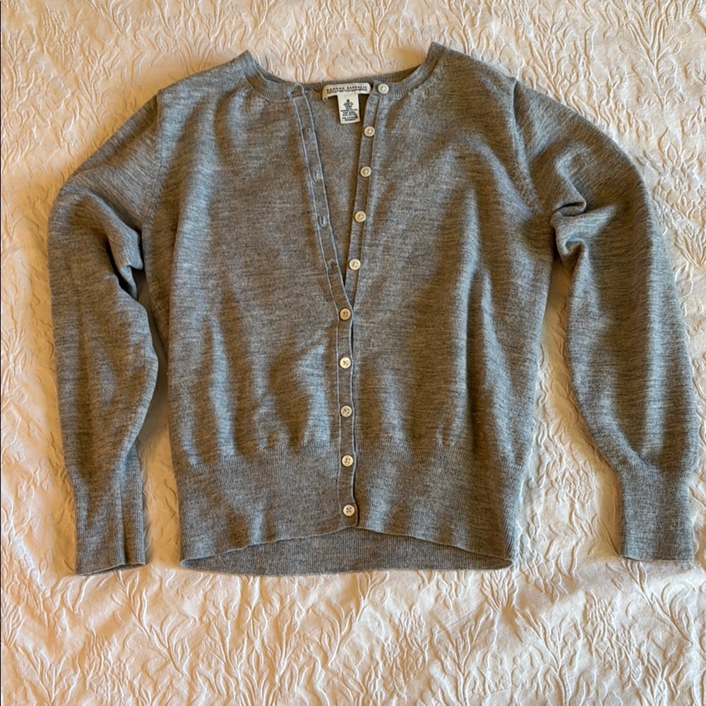 Banana Republic Heather Gray Women's Cardigan